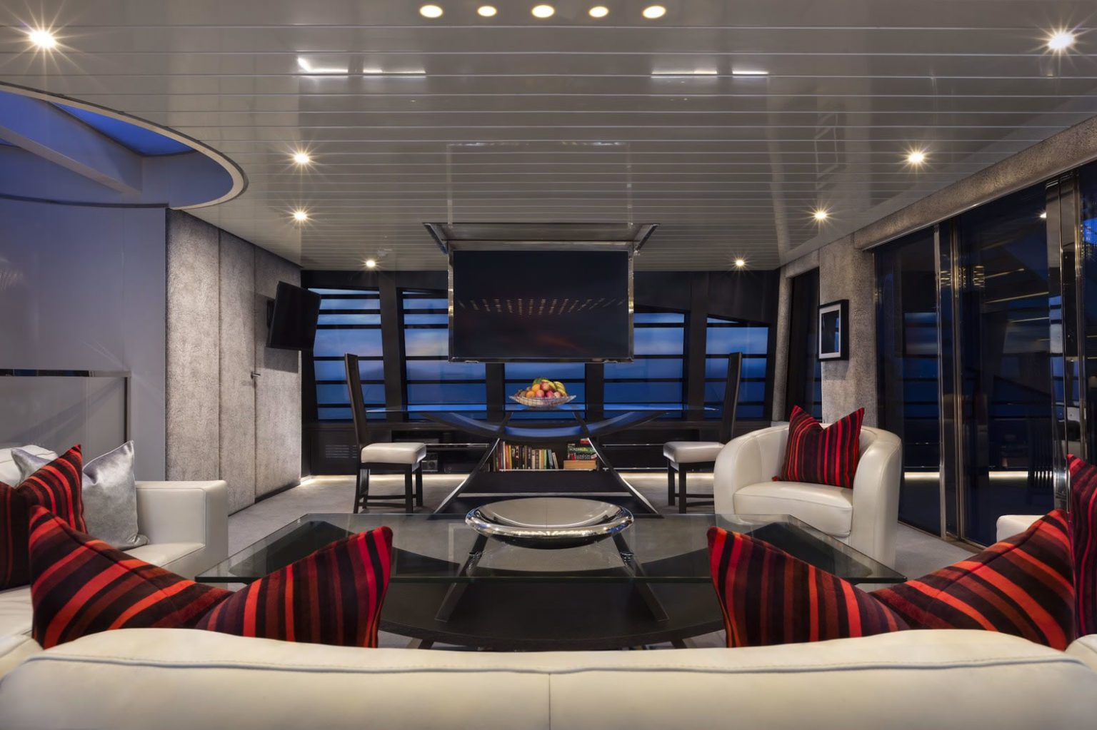 interior design of yachts